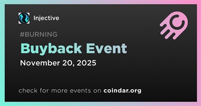 Injective to Hold Buyback Event on November 20th