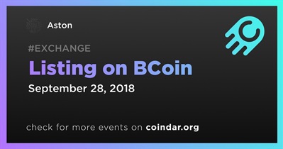 Listing on BCoin