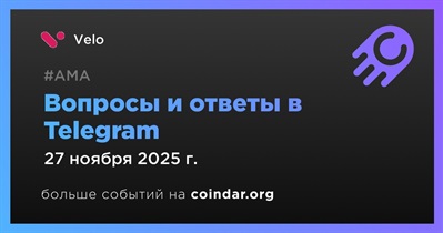 Velo проведет АМА в Telegram 27 ноября