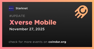 Starknet dApps Become Available on Xverse Mobile With v1.57