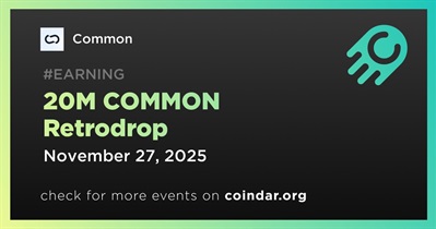 Common Launches New 20M COMMON Retrodrop