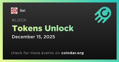 1.08% of SEI Tokens Will Be Unlocked on December 15th