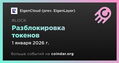 9,74% токенов EIGEN будет разблокировано 1 января