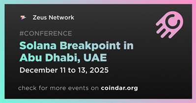 Zeus Network to Participate in Solana Breakpoint in Abu Dhabi on December 11th
