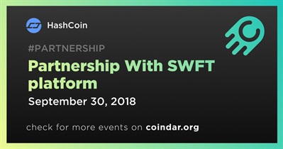 Partnership With SWFT platform