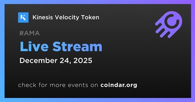 Kinesis Velocity Token to Hold Live Stream on December 24th