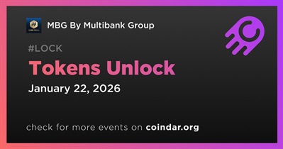 12.13% of $MBG Tokens Will Be Unlocked on January 22nd