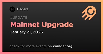 Hedera to Conduct Mainnet Upgrade on January 21st