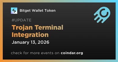 Bitget Wallet Token to Be Integrated With Trojan Terminal