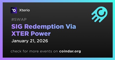 Xterio Opens SIG Redemption Via XTER Power on January 21