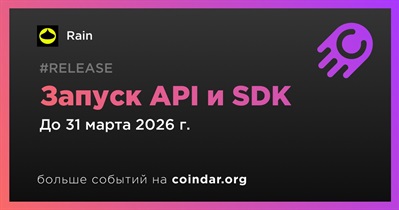 Rain запустит API и SDK в первом квартале