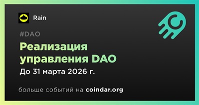 Rain реализует управление DAO в первом квартале