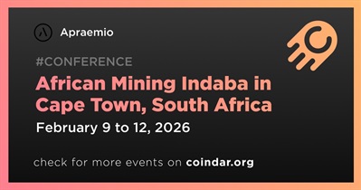 Apraemio to Participate in African Mining Indaba in Cape Town on February 9