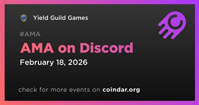 Yield Guild Games to Hold AMA on Discord on February 18
