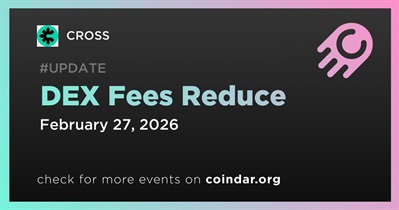 CROSS to Reduce DEX Fees for CROSS/CROSSD Pair Starting February 27