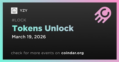 4.90% of YZY Tokens Will Be Unlocked on March 19