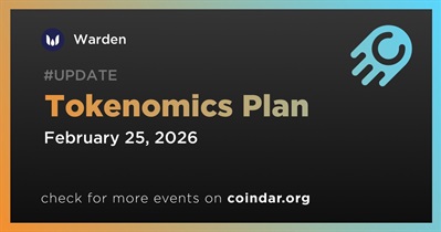 Warden Unveils Tokenomics Adjustment Plan