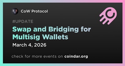 멀티시그 지갑을 위한 스왑 및 브리징