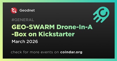 Máy bay không người lái GEO-SWARM trong hộp trên Kickstarter