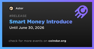 Aster to Introduce Aster Smart Money in Q2