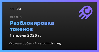 Sui проведёт разблокировку токенов на $40,30 млн 1 апреля