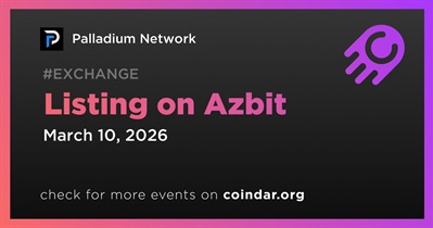Palladium Network to Be Listed on Azbit on March 10th