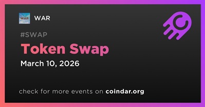 WAR Announces Token Swap on March 10th