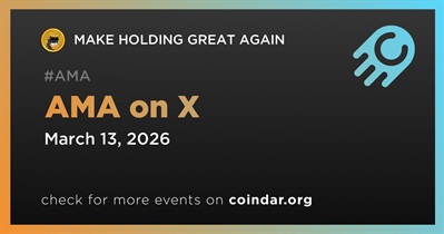 MAKE HOLDING GREAT AGAIN to Hold AMA on X on March 13th