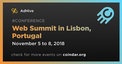 Web Summit in Lisbon, Portugal
