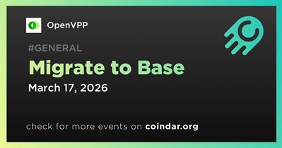 OpenVPP to Migrate to Base on March 17