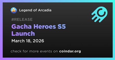 Legend of Arcadia to Release Gacha Heroes S5 on March 18th