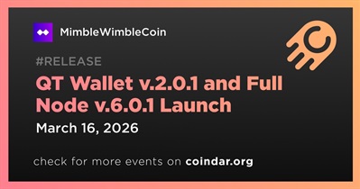 MimbleWimbleCoin Released QT Wallet v.2.0.1 and Full Node v.6.0.1