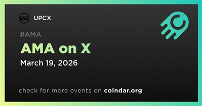 UPCX to Hold AMA on X on March 19th