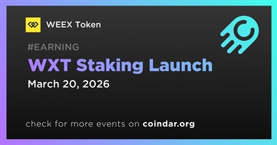 Lançamento WXT Staking
