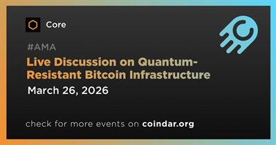 Core to Host Live Discussion on Bitcoin Infrastructure
