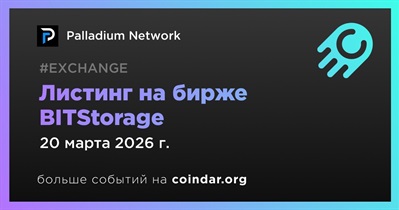 BITStorage проведет листинг Palladium Network