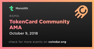TokenCard Community AMA