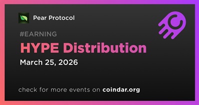 Pear Protocol Distributes HYPE on March 25