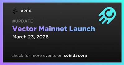 APEX Launched Vector Mainnet on Conway