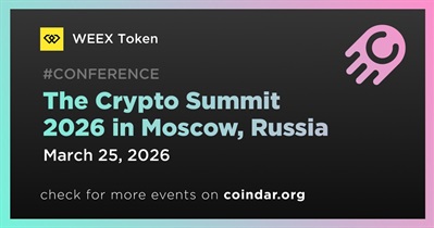 A Cúpula de Criptomoedas de 2026 em Moscou, Rússia