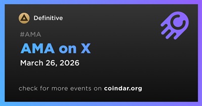 Definitive to Hold AMA on X on March 26th