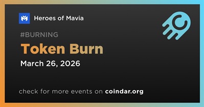 Heroes of Mavia to Hold Token Burn on March 26th