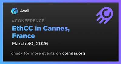 Avail to Participate in EthCC in Cannes on March 30th