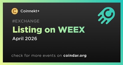 Coinnekt+ to Be Listed on WEEX on April