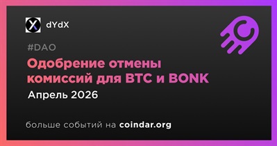 DYdX одобрил отмену комиссий на рынках BTC и BONK