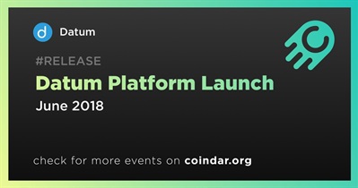 Datum Platform Launch