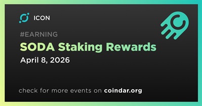 Recompensas por staking de SODA