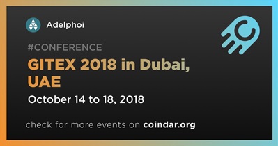 UAE 두바이에서 열리는 GITEX 2018