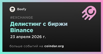 Binance проведет делистинг Beefy 23 апреля