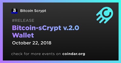 Bitcoin-sCrypt v.2.0 Wallet